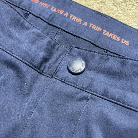 Rhone Pants Mens Commuter Straight blue Stretch Pants Sz 42/30 - Picture 3 of 7